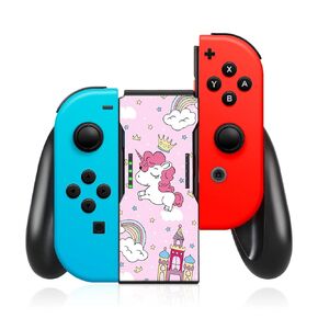 Lotadilo Joy-Con Grip for Nintendo Switch/Switch Oled - JoyCon Comfort Hand Grips Controller for Women Girls Teen Boys Cute Cartoon Design, Strawberry