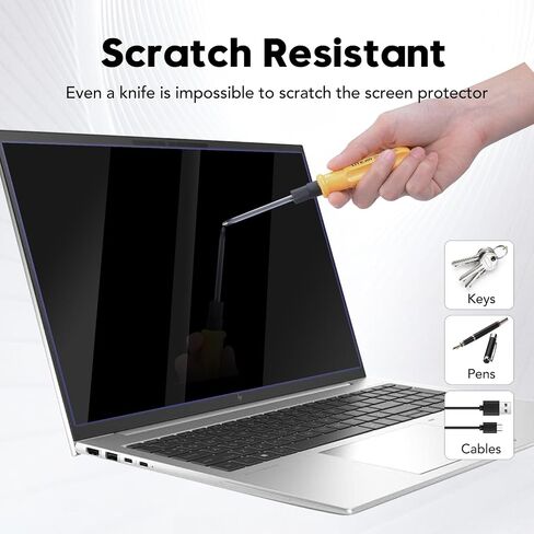 9H Tempered Glass 16 inch Screen Film,Compatible with HP Envy 16-hxxx/h000/h0112nr 16t-h000, HP Spectre x360 16-fxxx/f1023dx 16t-fxxx/f100, HP ZBook Fury/Studio/Firefly 16 G9/EliteBook 860 865 G9,Anti Glare Film/Anti Scratch Matte Laptop Screen Protector in Saudi Arabia