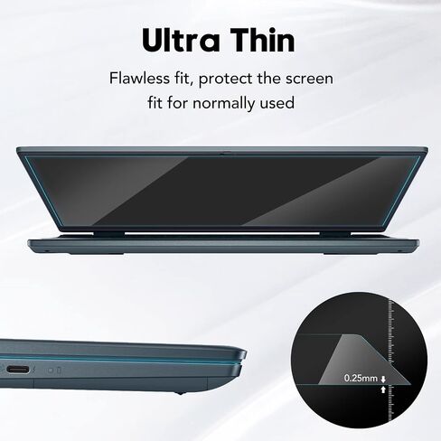 9H Tempered Glass 16 inch Screen Film,Compatible with HP Envy 16-hxxx/h000/h0112nr 16t-h000, HP Spectre x360 16-fxxx/f1023dx 16t-fxxx/f100, HP ZBook Fury/Studio/Firefly 16 G9/EliteBook 860 865 G9,Anti Glare Film/Anti Scratch Matte Laptop Screen Protector in Saudi Arabia