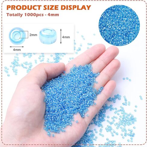 10000pcs حبات بذور الزجاج بالتجمع ، 2 مم 12/0 حبات بذرة حرفة صغيرة من الخرز المهر المهر ل DIY Craft Project Bracelet Netcleace Making - شفافة حبات الخصر الأرجواني الداك in Kuwait