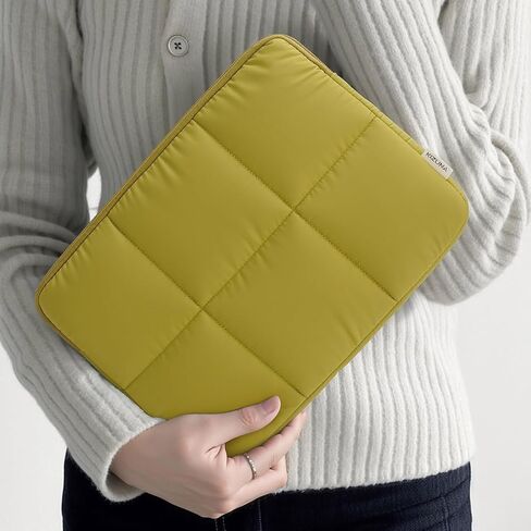 KIZUNA Puffy Laptop Sleeve 13 Inch Computer Case for MacBook Air 13 Pro 14 /iPad Air Pro 13/IdeaPad Flex 5 Gen 8 14"/Yoga Slim 7i Carbon/ThinkPad X1 Carbon/14 ThinkPad T14,Green in Kuwait