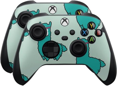 Carbon Fiber Skin Compatible with Microsoft Xbox Series X|S Controller (2 Pack) - Polygonal Camo - Premium 3M Vinyl Protective Wrap Decal Cover - Easy to Apply | Crafted in The USA by MightySkins in Kuwait