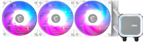 MSI MAG Coreliquid A13 240 - مبرد سائل لوحدة المعالجة المركزية AIO ARGB - مشعاع 390 مم - LGA 1851 Ready - مراوح ثلاثية ARGB PWM مقاس 120 مم، أسود in Kuwait