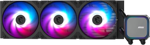 MSI MAG Coreliquid A13 240 - مبرد سائل لوحدة المعالجة المركزية AIO ARGB - مشعاع 390 مم - LGA 1851 Ready - مراوح ثلاثية ARGB PWM مقاس 120 مم، أسود in Kuwait