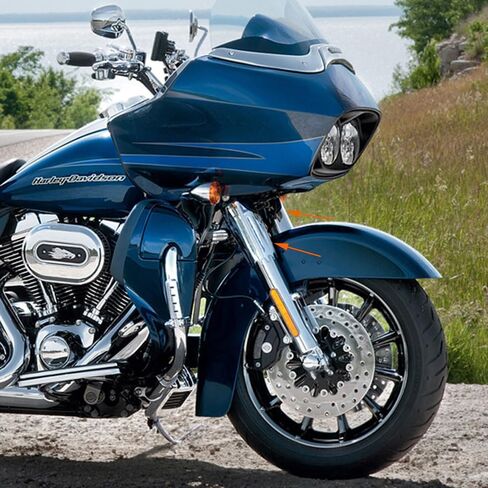 Plus 2" extended Fork Boots cover 49MM for harley touring softail road street road king FLHR FLHX FLHT FLTR Bagger in Saudi Arabia