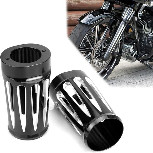 Plus 2" extended Fork Boots cover 49MM for harley touring softail road street road king FLHR FLHX FLHT FLTR Bagger in Saudi Arabia