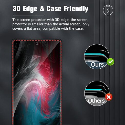 [3+2 Pack] Pixel 6 Pro Glass Screen Protector and Camera Protector, HD Clear 9H Tempered Glass Scratch Resistant, Fingerprint Unlock, Full Coverage, Bubble-Free for Google Pixel 6 Pro 5G (6.7 Inch) in Saudi Arabia