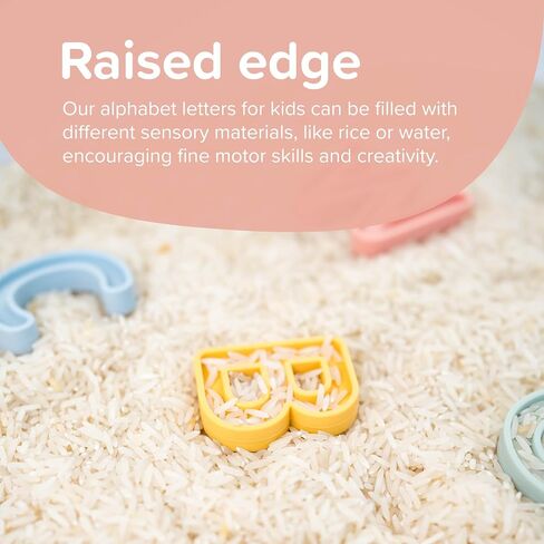 Inspire My Play Alphabet Letters for Kids Spelling Set - ABC Toys for 3 Year Olds - Sensory and Messy Play in Saudi Arabia