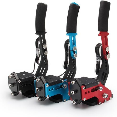 GOIPKO PC Racing Game USB Handbrake, 64 Bit PC USB Handbrake Compatible with Logitech G27/G29/G920 T500 T300 Simulated Racing Games (Red) in Kuwait