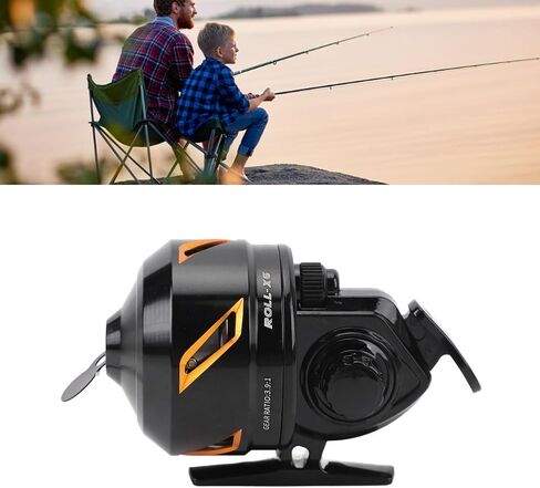High Speed Reel, Metal Construction Fishing Gear with 3.9:1 Gear Ratio, 3.75kg Brake Force for Left Right Retrieve in Kuwait