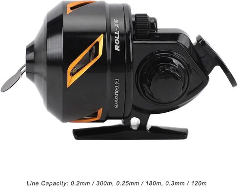 High Speed Reel, Metal Construction Fishing Gear with 3.9:1 Gear Ratio, 3.75kg Brake Force for Left Right Retrieve in Kuwait