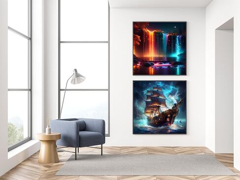 مجموعات فن الزهرة الماس للبالغين ، مجموعات الرسم الماس الوردية ، مجموعة اللوحات الفنية Dimond ، Diamond Dot ، طقم الطلاء بالأحجار الكريمة ، الحرف للبالغين ، الطلاء بواسطة Diamonds Crystal Art Wall Decords 14x14inch in Kuwait