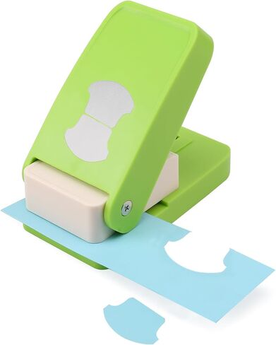 HAUSTGO Tab Paper Punch - File Tab Puncher for Calendars, Planners, or Albums - Ideal for Scrapbook Tabs, Junk Journals, Bible Tabs, December Daily, Planner Inserts, and More Projects in Saudi Arabia