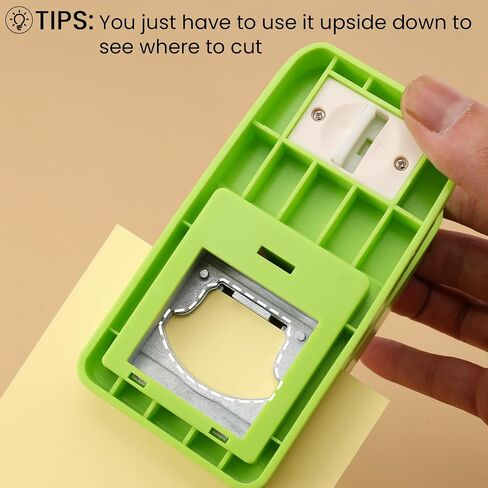 HAUSTGO Tab Paper Punch - File Tab Puncher for Calendars, Planners, or Albums - Ideal for Scrapbook Tabs, Junk Journals, Bible Tabs, December Daily, Planner Inserts, and More Projects in Saudi Arabia