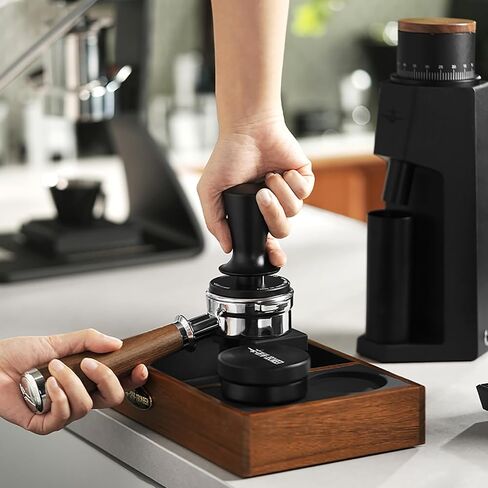 MHW-3BOMBER 54mm Espresso Tamper, 53.35mm Double Spring Coffee Loaded Tamper Tool, Compatible with 53mm/54mm Breville Portafilter, Self Leveling Espresso Hand Tampers, Espresso Accessories,T6000-OS in Saudi Arabia