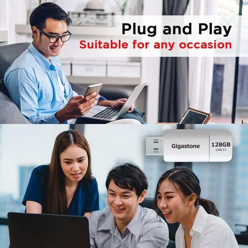 GIGASTONE Z40 256GB 2-in-1 Dual OTG Flash Drive USB 3.2 Gen 1, USB-A & USB-C, Reliable Performance, Durable, Data Storage, File Sharing, Backup, Boot Drive, USB2.0/USB3.0/USB3.1 Interface Compatible in Kuwait