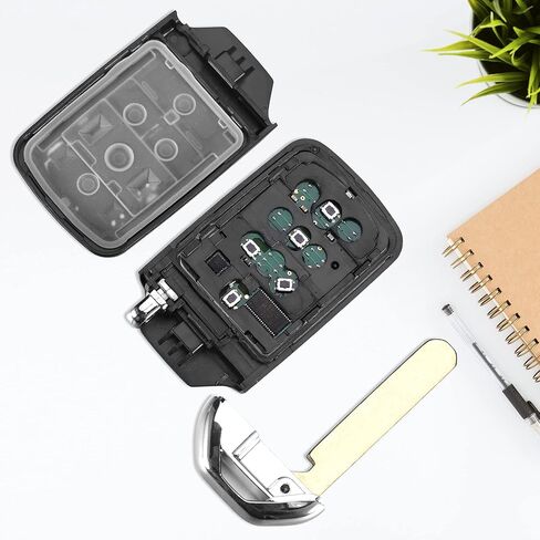Key Fob Replacement Compatible with Honda Civic 2016 2017 2018 2019 2020 2021 Smart Proximity Keyless Entry Remote Control Uncut Key 5 Buttons 433Mhz FCC ID: KR5V2X 72147-TBA-A11 in Kuwait