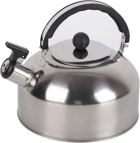 3L Stainless Steel Whistling Camping Bottle Lightweight Kettle for Camping Trips () in Kuwait