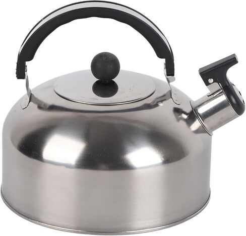 3L Stainless Steel Whistling Camping Bottle Lightweight Kettle for Camping Trips () in Kuwait