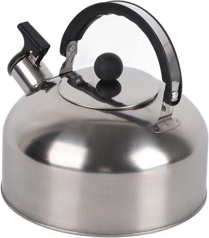 3L Stainless Steel Whistling Camping Bottle Lightweight Kettle for Camping Trips () in Kuwait