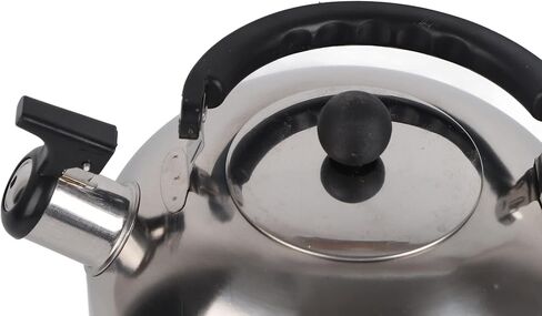 3L Stainless Steel Whistling Camping Bottle Lightweight Kettle for Camping Trips () in Kuwait
