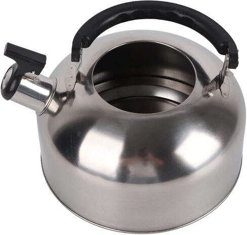 3L Stainless Steel Whistling Camping Bottle Lightweight Kettle for Camping Trips () in Kuwait