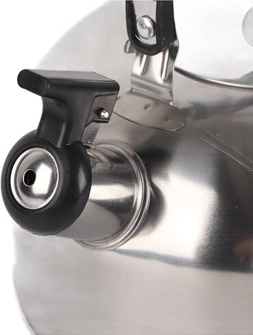 3L Stainless Steel Whistling Camping Bottle Lightweight Kettle for Camping Trips () in Kuwait
