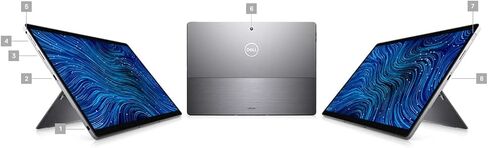 Dell Latitude 7320 Detachable Detachable 2-in-1 Laptop Tablet Touch | 13" 1920x1280 FHD+ | Core i7-1180G7-256GB SSD Hard Drive - 16GB RAM | 4 cores @ 4.6 GHz Win 11 Pro Silver (Renewed) in Saudi Arabia