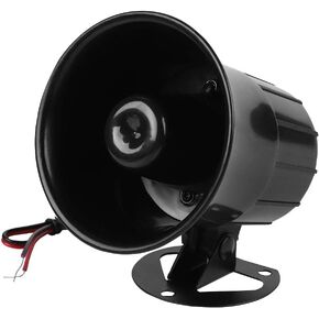 TOPINCN Horn Siren Alarm, 110dB DC 12V Wire Alarm Siren Speaker Burglar Alarm System for Outdoor Security