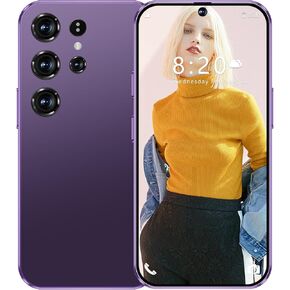 Unlocked S24 Mini Smartphone 4inch HD Screen, 3GB RAM and 32GB ROM, 2500mAh Android 10.0 OS Dual Card 4G Cellphone (Pink)
