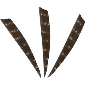 Archery Arrows Feather Fletching 5 Inch Nature Turkey Feathers Vanes for Hunting Target Shooting (50 Pack)