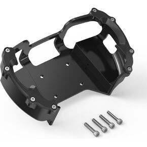 Black Universal Voyager Pro GPS Protector Guard Cover Navigation Bracket GPS Shield, 790/890 Adventure R/S/Rally, 690 Enduro R/SMC/SMC R, Not Comes with 1-1/8" Aluminium Bar Mount, Aluminum