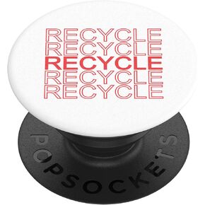 PopSockets Phone Grip with Expanding Kickstand, Compatible with MagSafe, Adapter Ring for MagSafe Included, Wireless Charging Compatible - Matcha Dew Happy Reflex