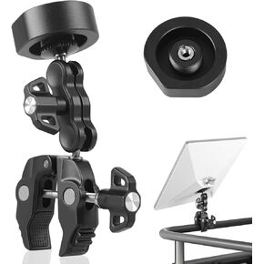 Starlink Mini Mount, Mini Car Adapter RVs Mounting Kit for Starlink Accessories, Pole Clamp Mount for Roof Rack, Yachts, Balcony, Mobile, Ladder