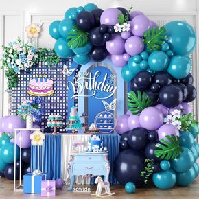 Purple and Yellow Balloon Arch Kit,Basketball Balloons with Gold Purple Star Foil Balloons,for Boys Basketball Party Sport Theme Birthday Graduation Anniversary Wedding Baby Shower Decorations in Kuwait