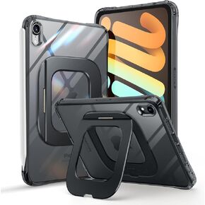 SUPCASE for iPad Mini 7 A17 Pro 2024 Case with Stand (Unicorn Beetle Prism), [Anti-Scratch] [Support Apple Pencil Charging] Slim Protective Clear Cover for iPad Mini 7th/6th Generation 8.3 Inch, Clear