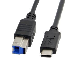 مضيف Chenyang USB C Type-C مضيف OTG إلى USB 3.0 Type B كبل بيانات التمديد لـ SSD Disk 1.0m 5GBPS