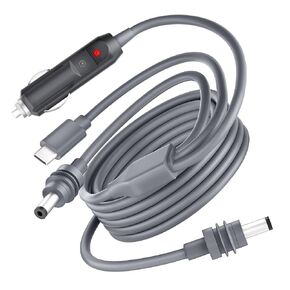 starlink mini cable car charger 10ft starlink mini power cable dc 12v 24v lement scart wight with discloy discloy USB c pd 45w and USB a QC 3.0 18W Ports for struts and Cars