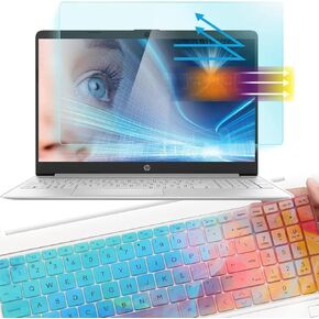 غطاء لوحة المفاتيح واقي شاشة الضوء الأزرق ل 17.3 HP Pavilion/HP الكمبيوتر المحمول 17T 17Z 17Z 17-CN
