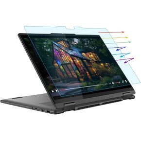 YINOVEEN Anti Blue Light Screen Protector for Lenovo Yoga 7 14/ Yoga 7i 14 Touch Screen,Lenovo Yoga 14 Laptop, Eye Protection Blue Light Blocking & Anti Glare Screen Protector