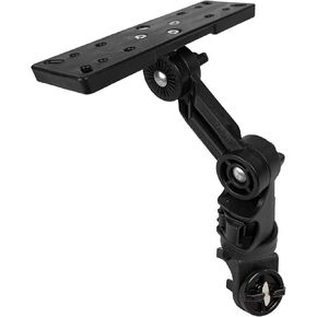 YakAttack Fish Finder Mount Lock N Load System, Large Rectangular - 90° Aluminum Boat Mount