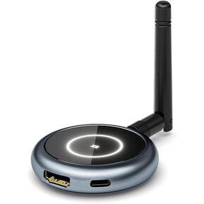 AIMIBO 2025 Wireless HDMI Receiver - 1 Transmitter to 4 Receivers, 5GHz, 1080P @ 60Hz Full HD, Low Latency - Extend Signals up to 165ft/50m