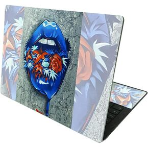Mayyskins Skin متوافق مع Microsoft Surface Laptop 4 13.5 " - الزهور الملونة | غلاف الالتفاف الصافي الواقي ، المتين ، والفريد من نوع