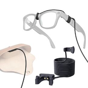 USB C Charging Cable for Ray-Ban Meta Smart Glasses 5FT/1.5M, Type C Charger for Wayfarer Meta, Headliner Meta, Skyler Meta