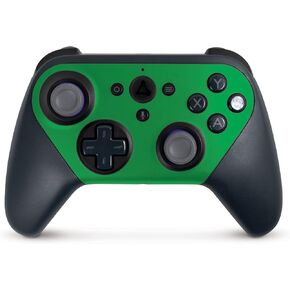 MightySkins Skin Compatible with Amazon Luna Controller - Solid Green | Protective, Durable, and Unique Vinyl Decal wrap Cover | Easy to Apply, Remove, and Change Styles | Made in The USA