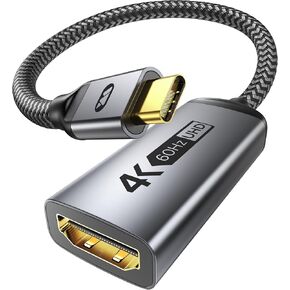 Warrky USB C to HDMI Adapter 4K@60Hz + USB C to HDMI Cable 4K@60Hz