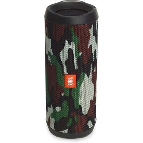 JBL FLIP 4 IPX7 Waterproof Wireless Portable Bluetooth Rechargeable USB Speaker (Camouflage) (Renewed)