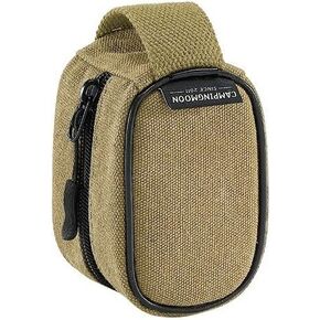 Campingmoon Camping Pocket Stove Bag Sturdy Canvas Storage Case for Micro Regulator Stove XD-2F