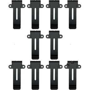 BF-888S Belt Clip Compatible with Baofeng BF 666s Kenwood TK208 TK308 Walkie Talkie Two Way Radio 10pack