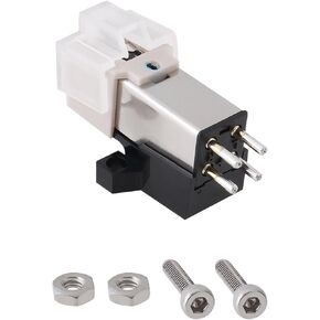 The Lord of the Tools 1pc Durntable Carttridge Stylus متوافق مع Audio Technica AT3600 AT3601 AT-3600L 4.2 MV 20HZ-20KHz مع Nut Record Player Needle